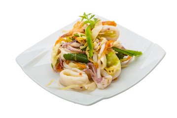 Asian seafood salad
