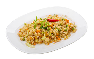 Vegetarian fried rice