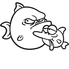 Obraz premium Schwule Fisch Pärchen Liebe