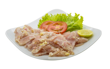Swordfish carpaccio