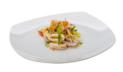 Asian seafood salad