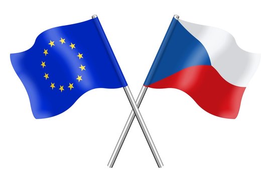 Flags : Europe and Czech Republic