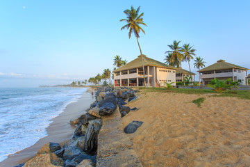 View of beach in Cape Cost, Ghana