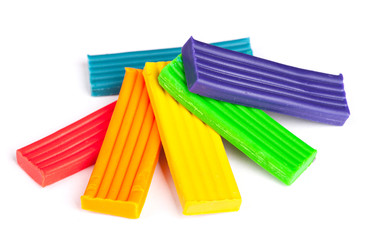 Obraz premium Children bright plasticine