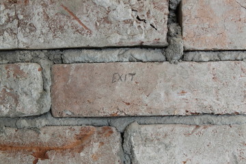 Steinmauer Renovierung eines Haus