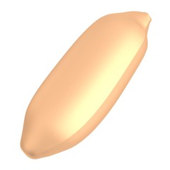 realistic 3d render of nut - peanut
