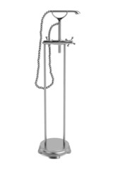 realistic 3d render of old shower