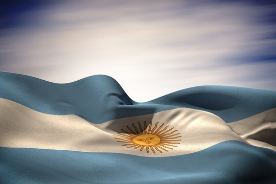 Argentina Flag Waving