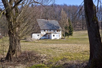 Fototapeta premium Abandoned Timbered House