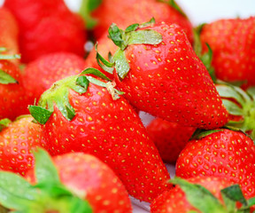 bunch of strawberries