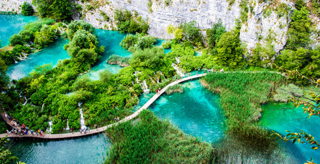 Fototapeta premium Plitvice National Park, Croatia