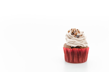 Cupcakes isolated on white background