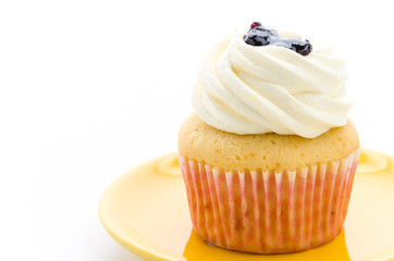 Cupcakes isolated on white background