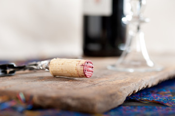 red wine tasting