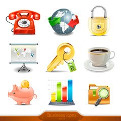 Business icons set 3