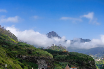 Fototapeta premium The mountain ranges of the Madeira island , Portugal