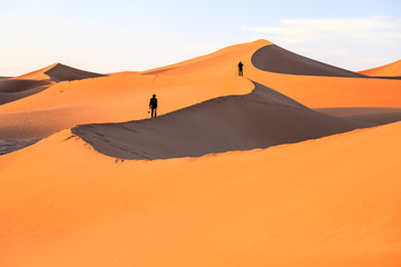 Fototapeta na wymiar Sahara desert in morocco