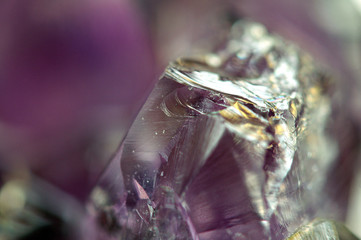 Fantastic background , magic of a stone. Crystal purple