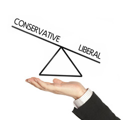 conservative versus liberal