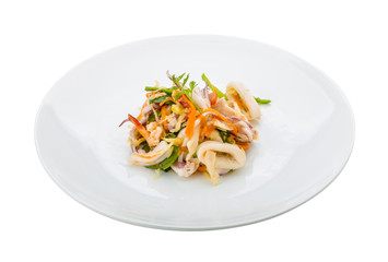 Asian seafood salad