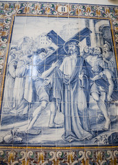 Fototapeta na wymiar Station of the Cross in Madeira island, Portugal