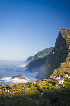 northern coast near Boaventura, Madeira island, Portugal