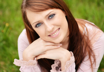 Naklejka premium spring portrait