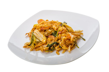 Fried noodles with shrimps