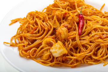 Seafood pasta