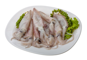 Raw calamari