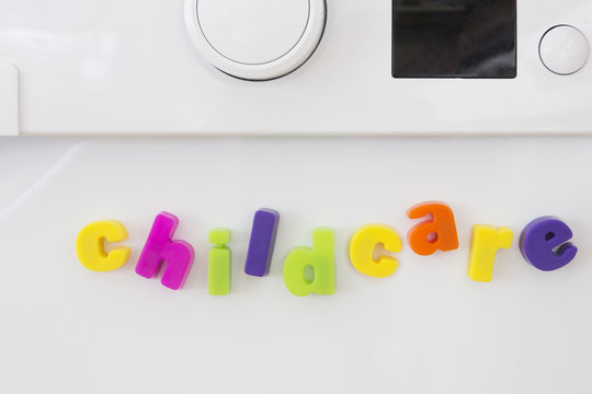 Magnetic Letters On Washing Machine Spelling Childcare