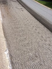 Obraz premium road work repaving