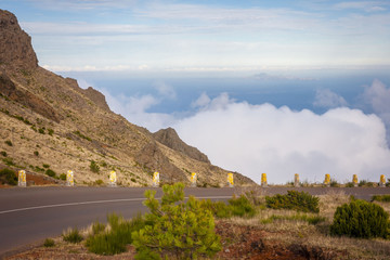 On the way to Pico do Arieiro in Madeira Island, Portugal