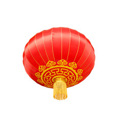 Isolated chinese lantern