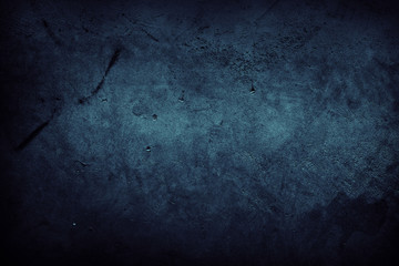 Blue textured concrete wall background