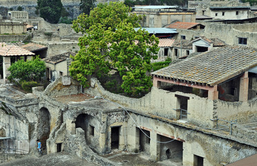 Gli scavi di Ercolano