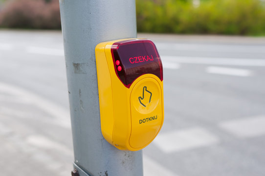 Stop - crosswalk button