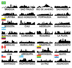 City skyline South America