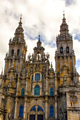 Fototapeta na wymiar Cathedral of Santiago de Compostela