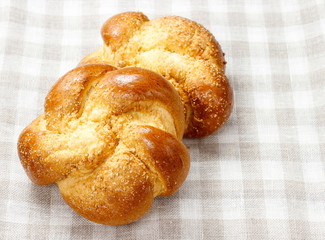 Tasty breakfast: sweet homemade buns