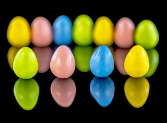 Pattern of candy and colors