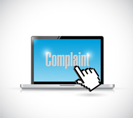 online complaints concept illustration design