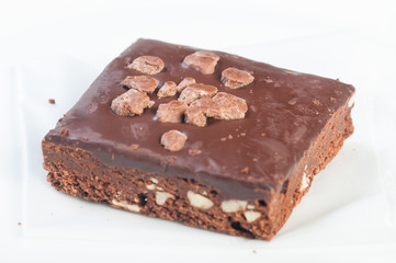a nutty milk chocolate coated brownies