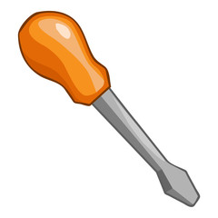 screwdriver isolated illustration