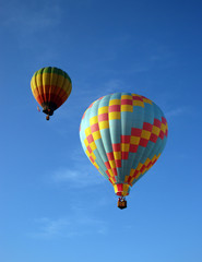 Fototapeta na wymiar Balloon in the blue sky