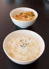 Steamed rice