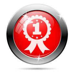 First prize ribbon icon