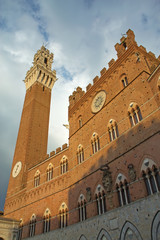 Obraz premium The Torre del Mangia. Siena (Tuscany, Italy)