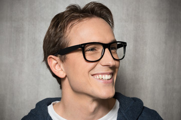 Smiling Happy Man Portrait