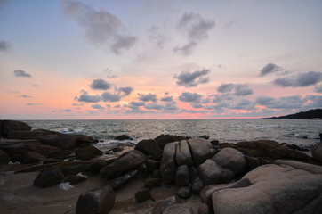 Twilight Sunset on Beach